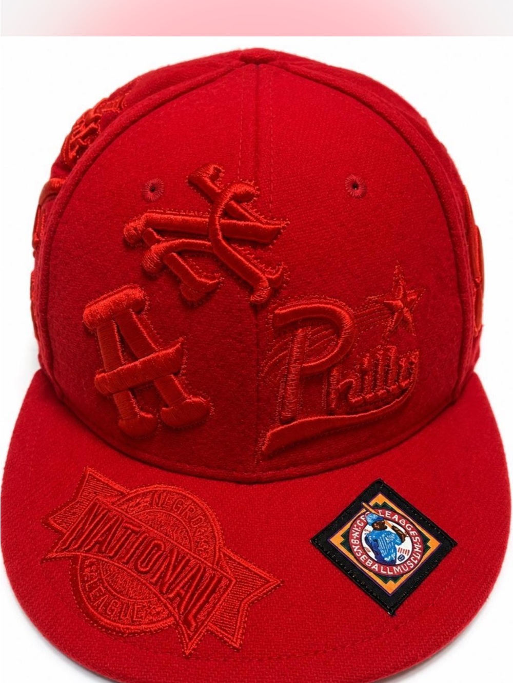 Rare Cross Over authentic collection negro leaves baseball museum fitted cap